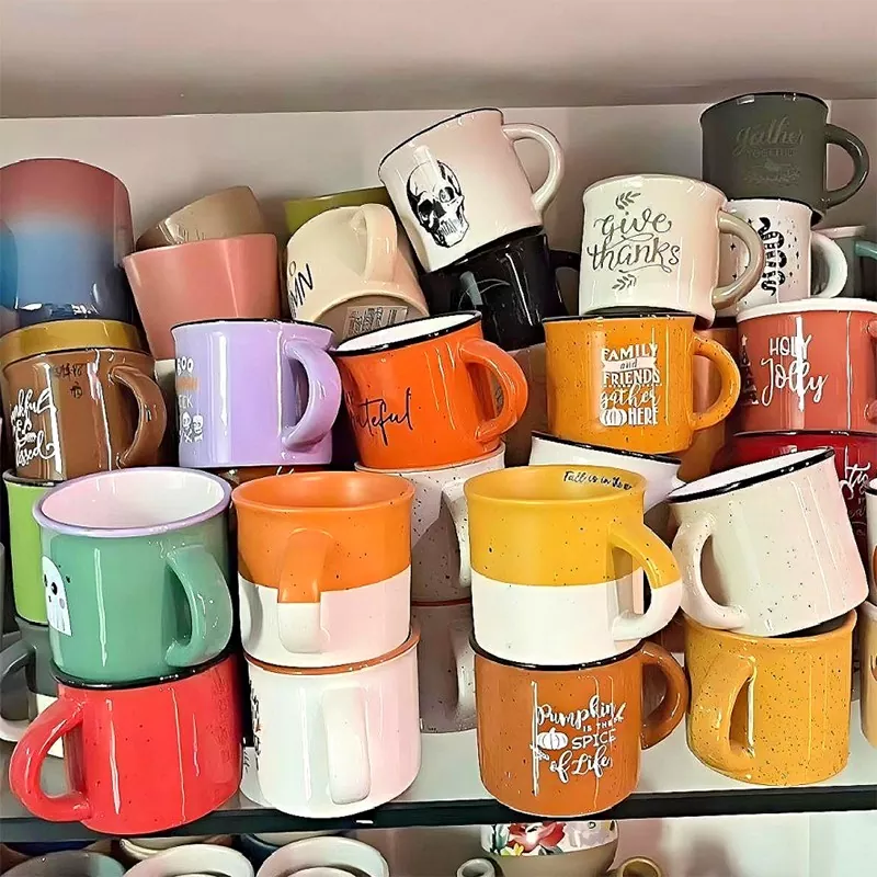 Tazza personalizzata in gres ceramico