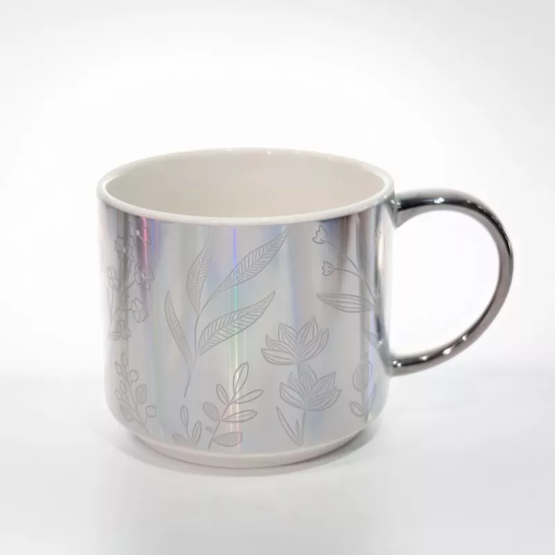 Tazza in ceramica con decalcomania galvanica Tazza in ceramica con decalcomania galvanica
