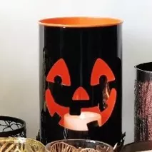 Portacandele in metallo di Halloween