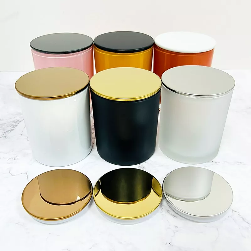 Emboss Stainless Steel Candle Jar Lid