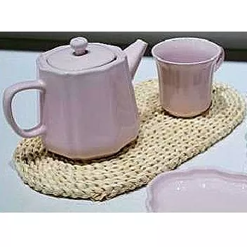 Set di ciotole in ceramica rosa Macaron