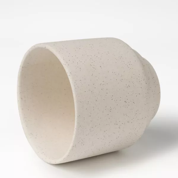 Portacandele in ceramica smaltata fantasia
