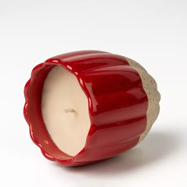 Portacandele in ceramica fatti a mano a forma di onda