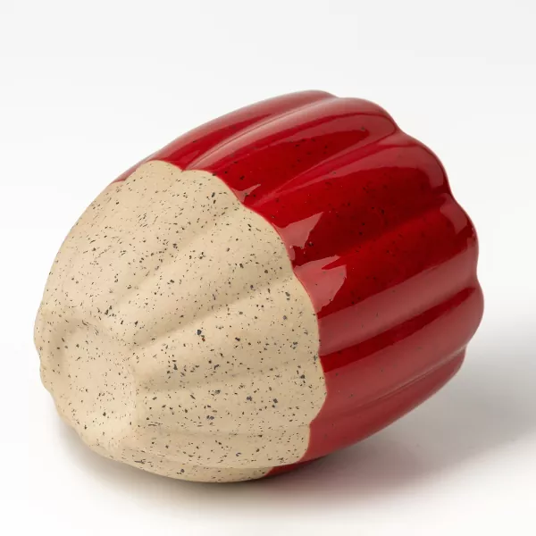 Portacandele in ceramica fatti a mano a forma di onda